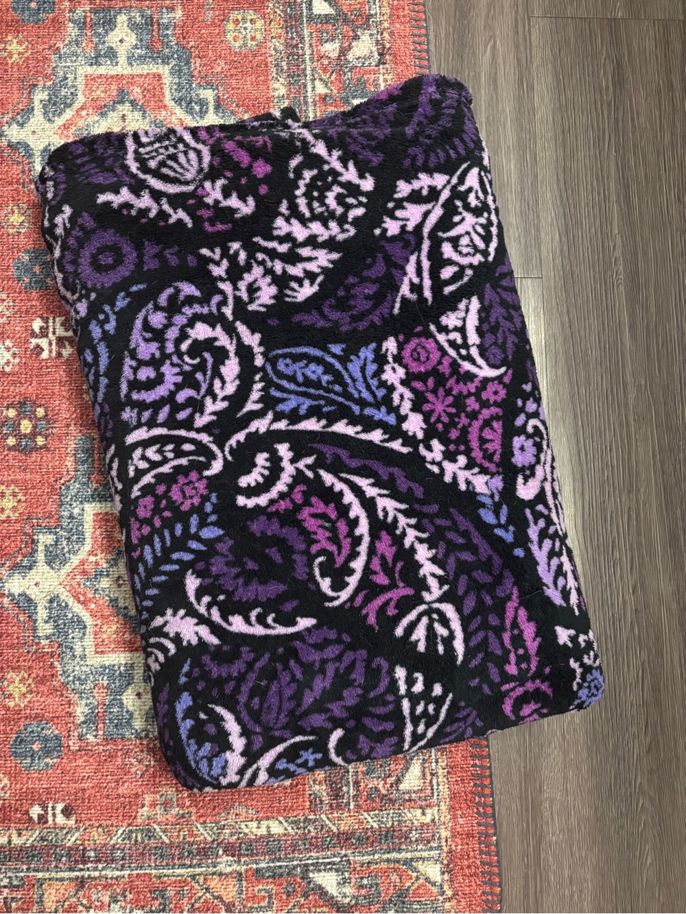 Vera Bradley Paisley Plush Throw Blanket